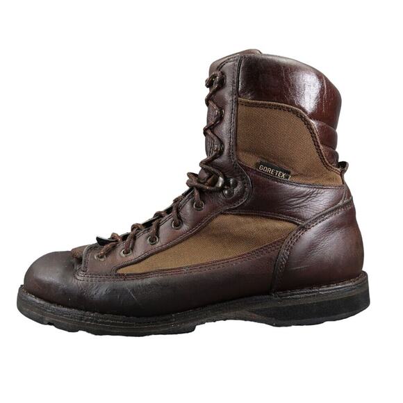 Danner Boots Men 13 Elk Ridge 8" Hunting Outdoor Waterproof Leather Canvas Brown - Picture 4 of 16